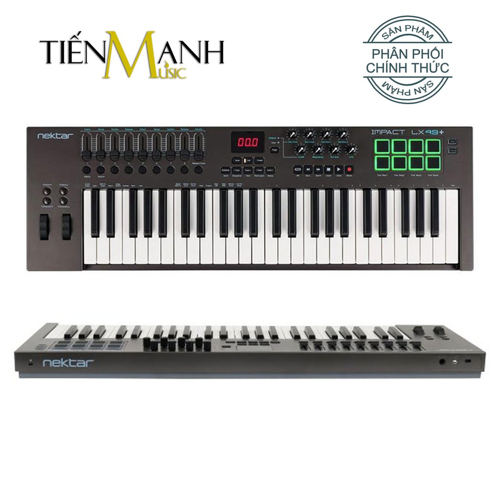 Nektar Impact LX49 MK3 Midi Keyboard Controller 49 Phím Cảm ứng lực (Bàn phím sáng tác - Sản xuất âm nhạc Producer)