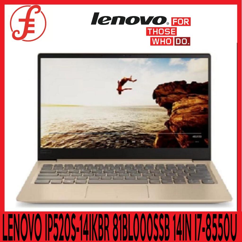 LENOVO IP520S-14IKBR 81BL000SSB GOLD 14IN INTEL CORE I7-8550U 8GB 1TB+128G SSD WIN 10 (IP520S-14IKBR 81BL000SSB)
