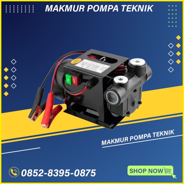 POMPA MINYAK SOLAR 80LPM DC 12V POMPA TRANSFER SOLAR MINYAK BBM 80 LPM Harga  2,260,000 rupiah*Gratis Ongkir