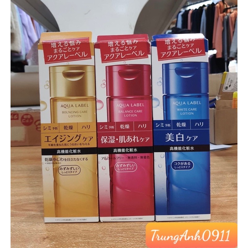 Nước hoa hồng Aqualabel Shiseido Nhật Bản mẫu mới