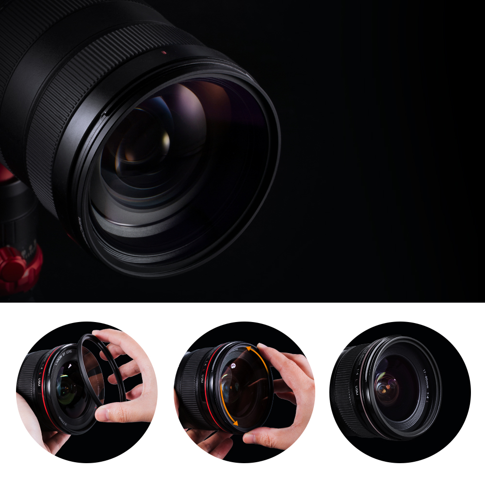 Kf Concept 62mm/67mm/72mm/77mm/82mm Ultra Multi Coated Mc Hd Lens Filter For Dslr Camera Lens