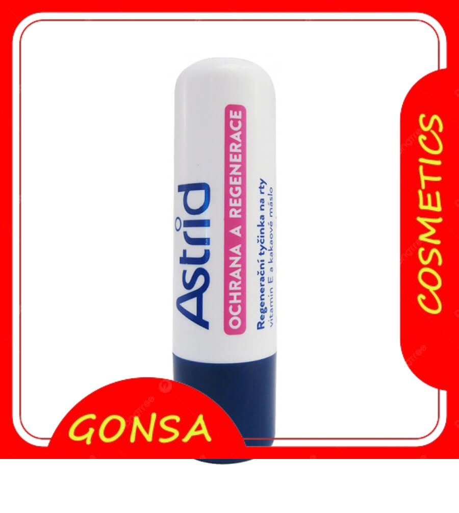 Son dưỡng môi mỡ hươu Astrid, CH Séc (4.7g màu trắng và xanh, 3g trắng và hồng) giúp dưỡng ẩm, tái t