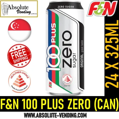 F&N 100 PLUS Zero 24 X 325ML (CAN) - FREE DELIVERY within 3 working days!