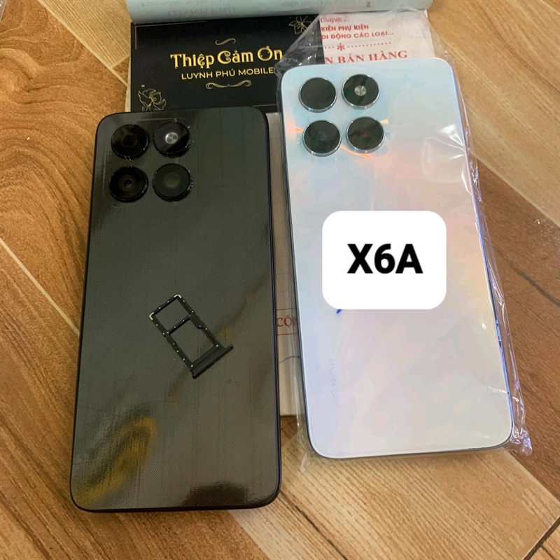Vỏ honor X6A có khay sim khung kính camera
