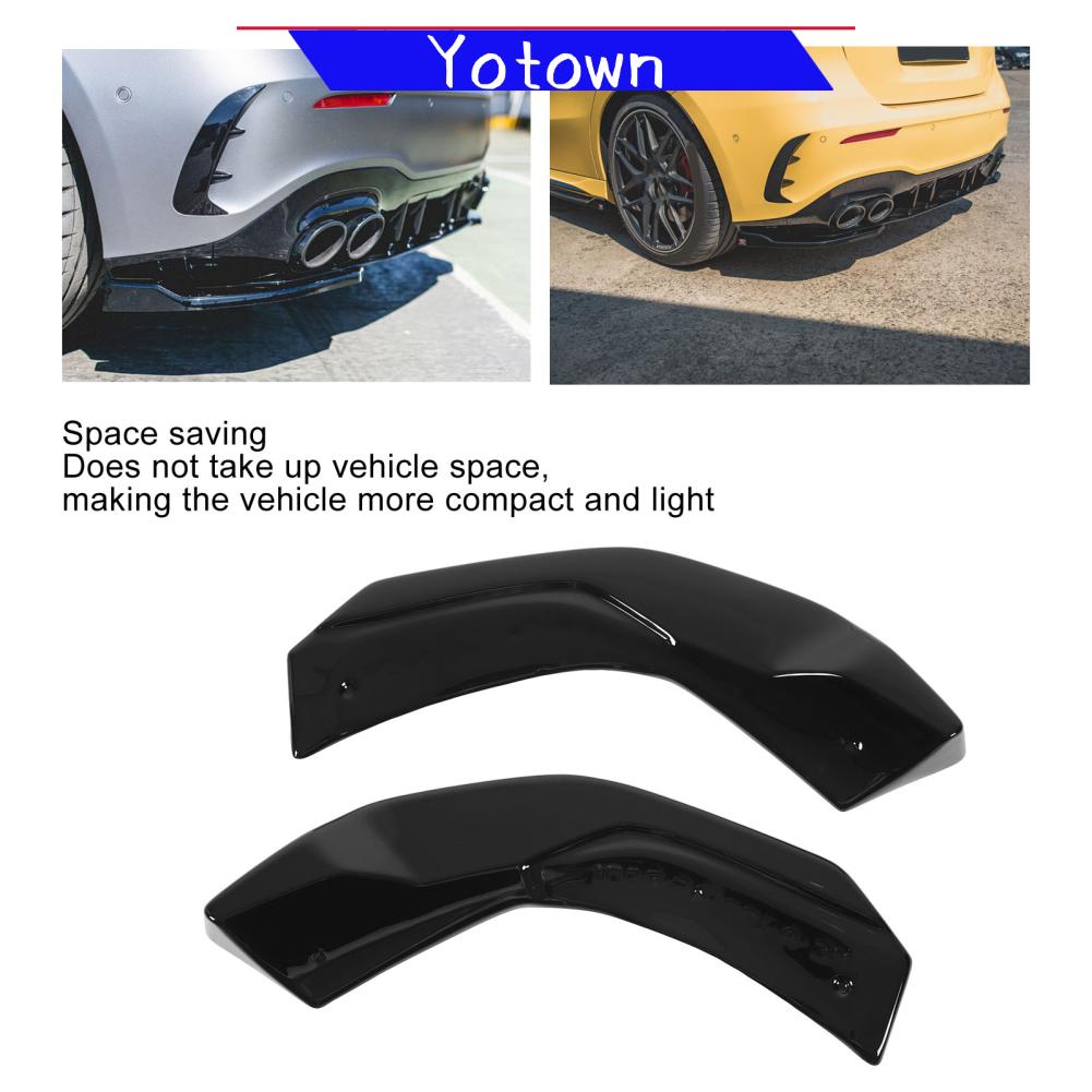 Yotown 1 Cặp Bộ Khuếch Tán Cản Sau Chống Trầy Xước Cho A-Class W177 A35 A45