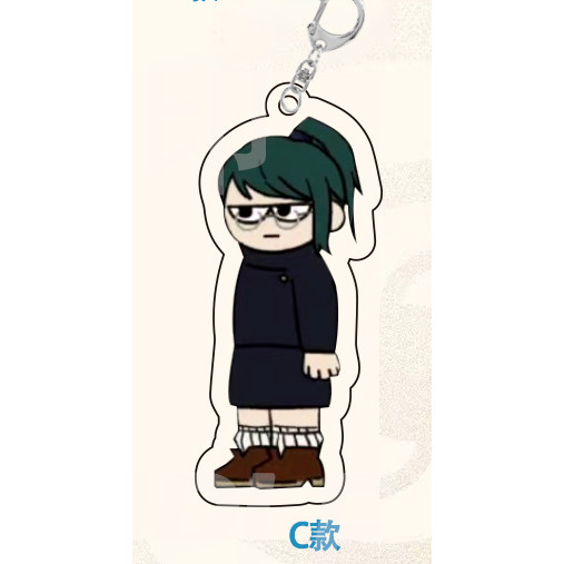 Móc Khoá Standee Tranh Kính Mô Gojo Satoru Nanami Kento Anime JJK Trang Trí Bàn Học Làm Việc