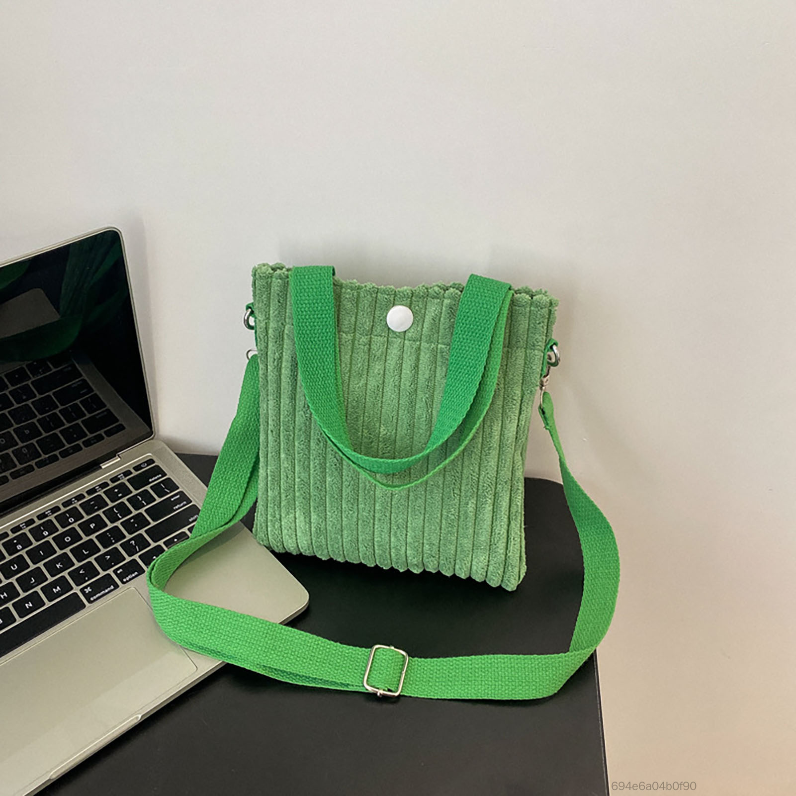 Túi Đeo Vai Vải Nhung, Túi Đeo Ngang Vintage Túi Nhỏ, Túi Tote Mini Màu Trơn Thường Ngày Cho Nữ Cô Gái EFD-VN - 2