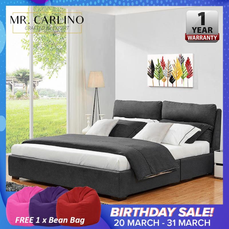 MISHA Divan Queen Size Bed Frame with 3 Years Warranty