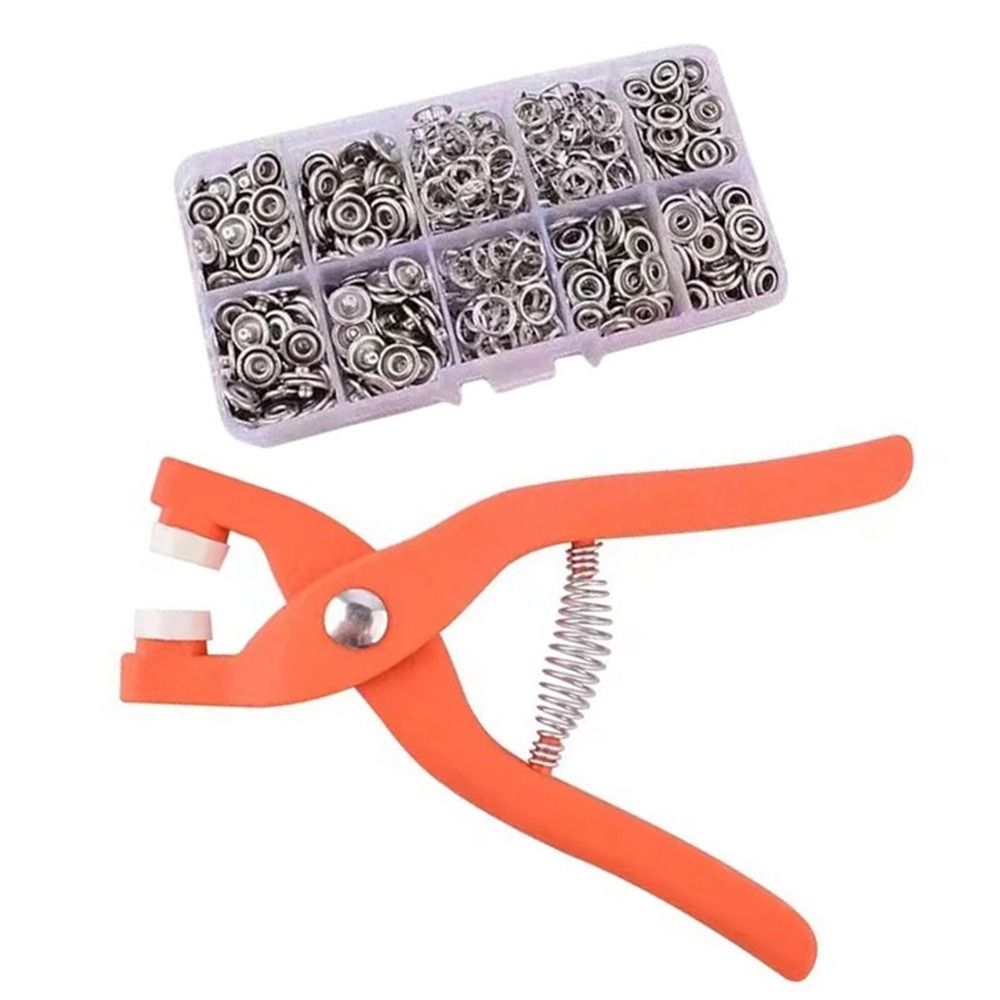 DFGDASH4703 Button Claw Set Installation Tool Five-claw Buckle Snap Fasteners Metal Sewing Buttons Pressure Plier Plastic Pliers