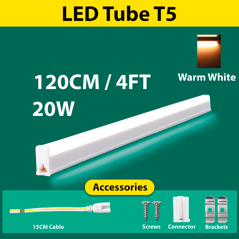 T5 LED Tube Ceiling Light Single Tone 1FT 2FT 3FT 4FT