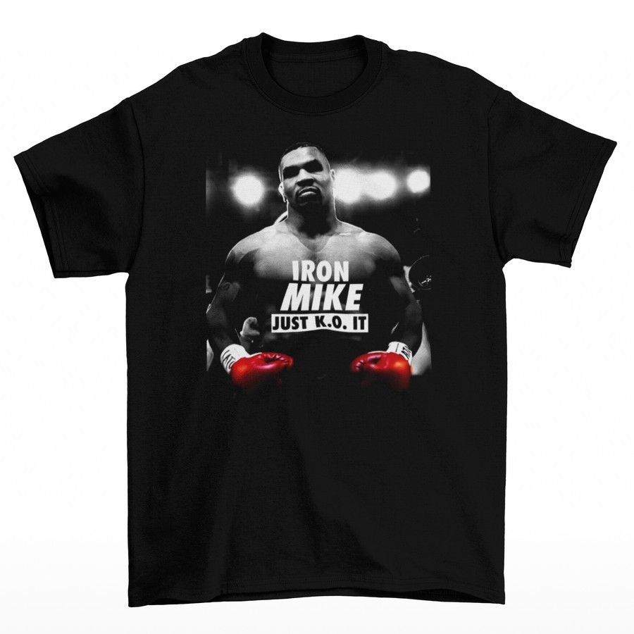 Iron Mike Art Boxing Mike Tyson T-shirt 100% cotone O-Collo manica