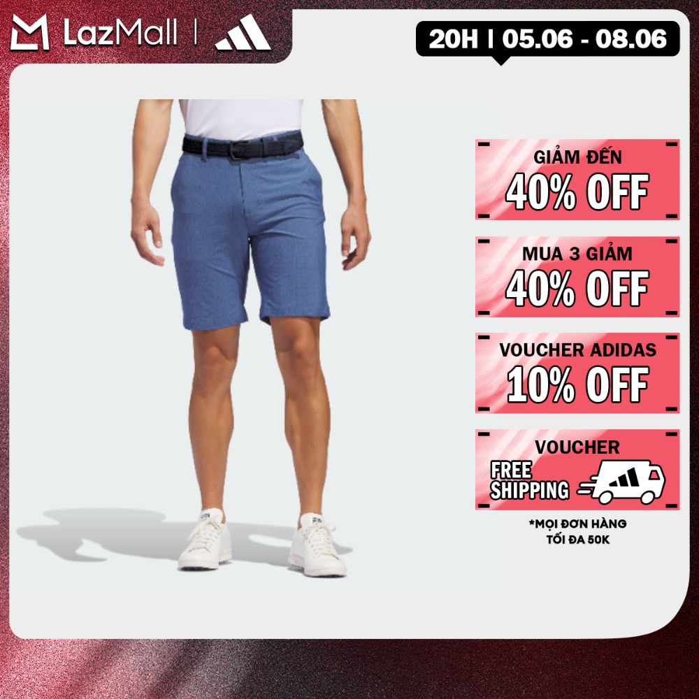 adidas Đánh gôn Quần Short Họa Tiết Ultimate365 Nam Màu xanh da trời IQ2938