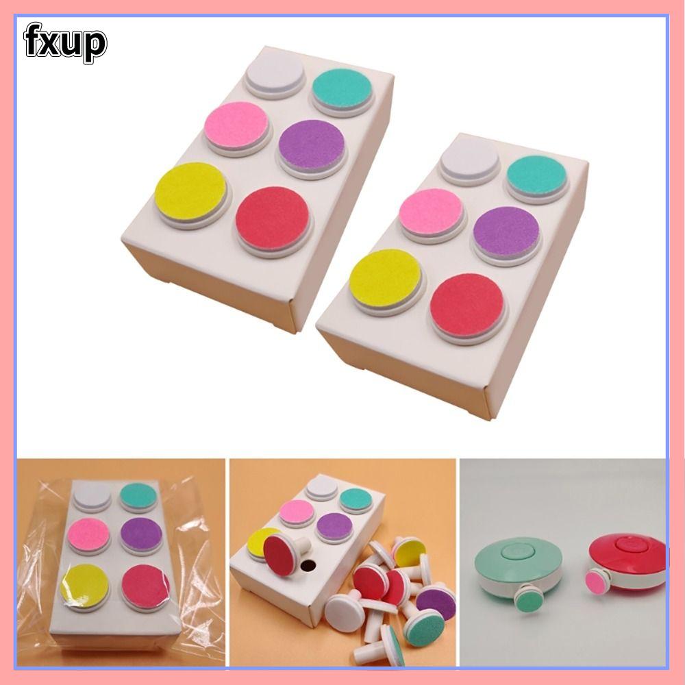 FXUP Nạp tông đơ Miếng dũa móng tay cho bé Máy xay Tông đơ cắt móng tay Miếng cắt móng tay Bền Giấy nhám Đầu mài móng tay