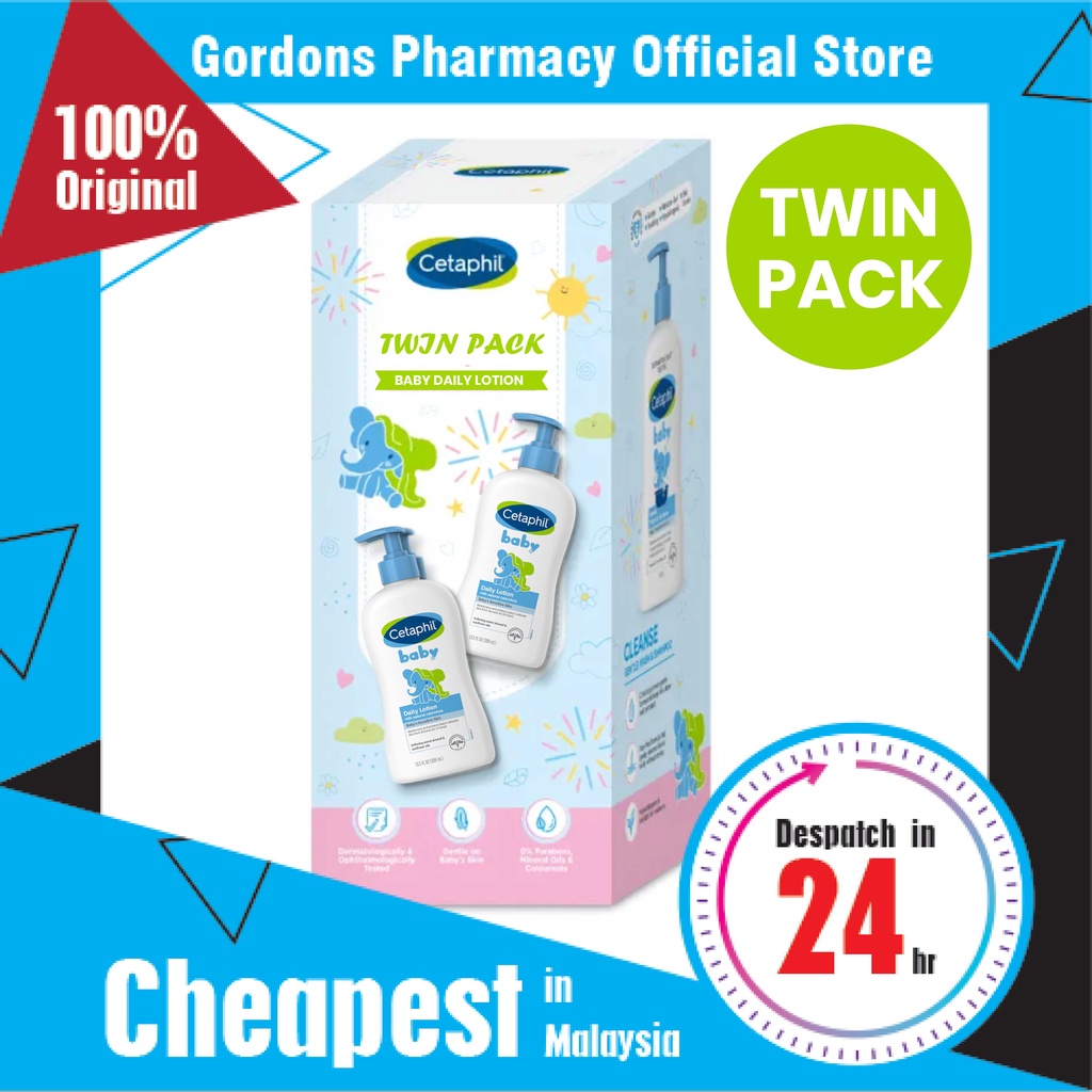 Cetaphil Baby Daily Lotion 400ml Twin Pack
