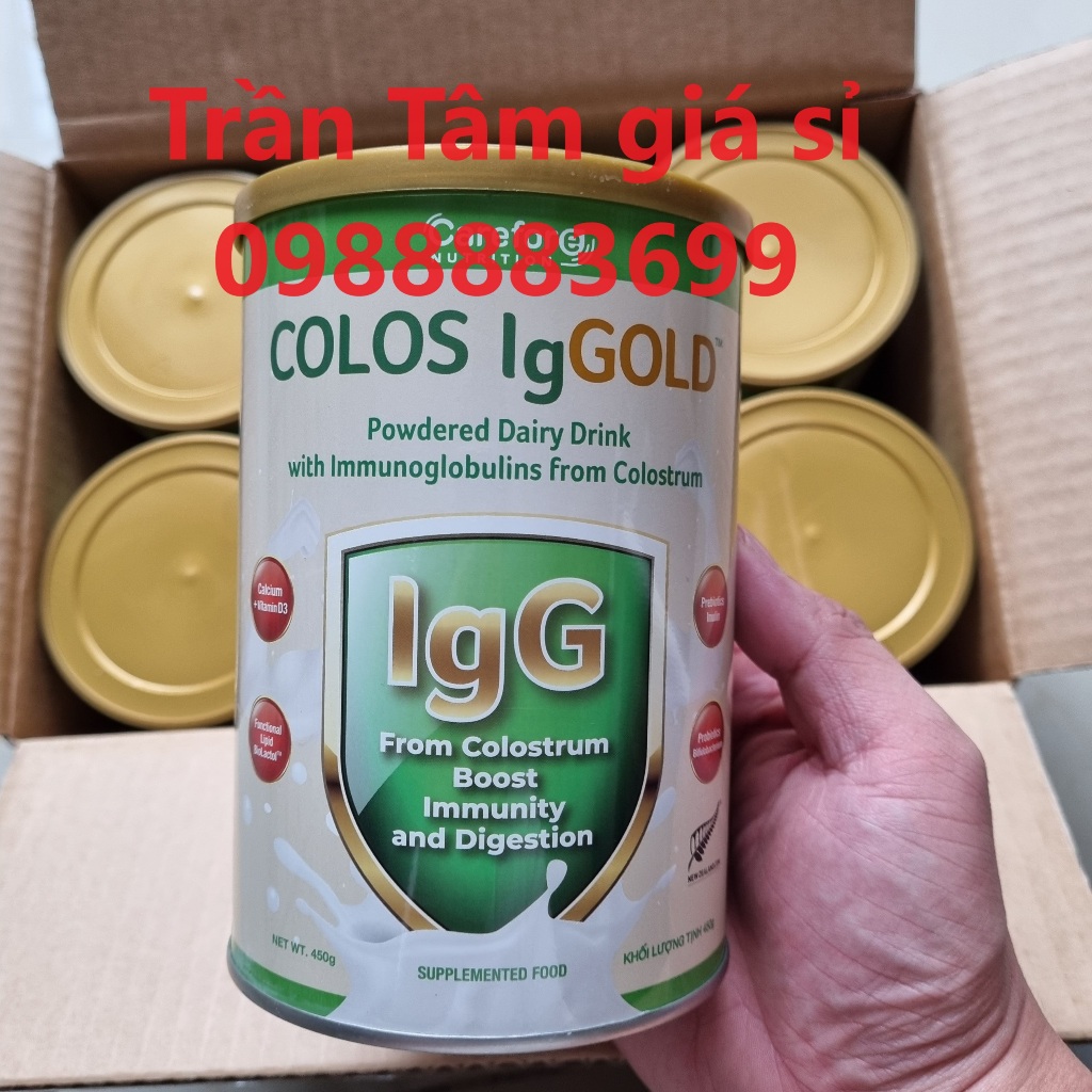 Sữa non Colos IgGold - Alpha lipid New Zealand 450g.