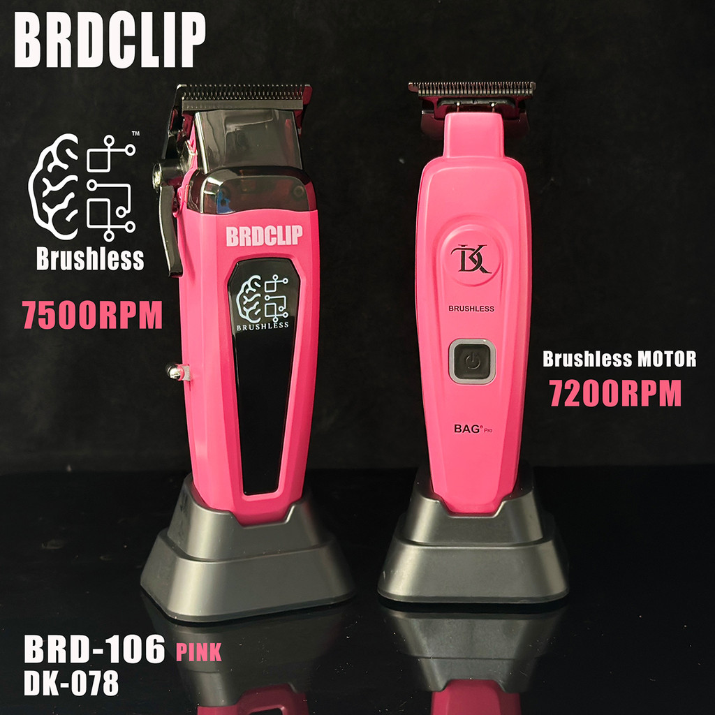**ซื้อ1 แถม 1-ส่งด่วนฟรี**BRDCLIP 7500RPM มอเตอร์ไร้แปรง Professional Hair Clipper ตัดผมชุดเครื่องตัดผม Salon Hair Trimmer สําหรับชาย 106 078 ราคา 2,555 บาท*ส่งฟรี