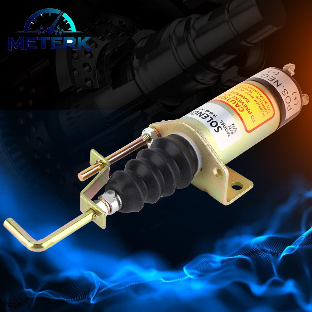 Meterk 366-07197 SA-3405T Van điện từ ngắt nhiên liệu cho máy phát điện 12V Giá 611,000 Đồng*Miễn phí vận chuyển