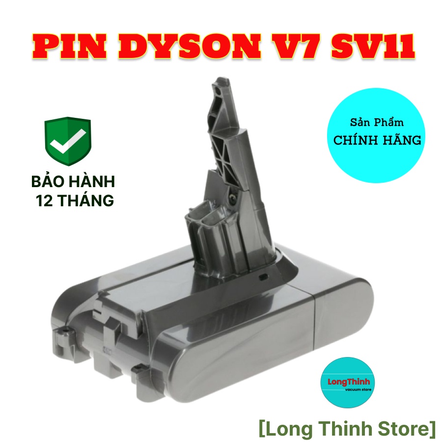 Chính hãng bh 12 tháng - pin máy hút bụi d.y.s.o.n v7 sv11