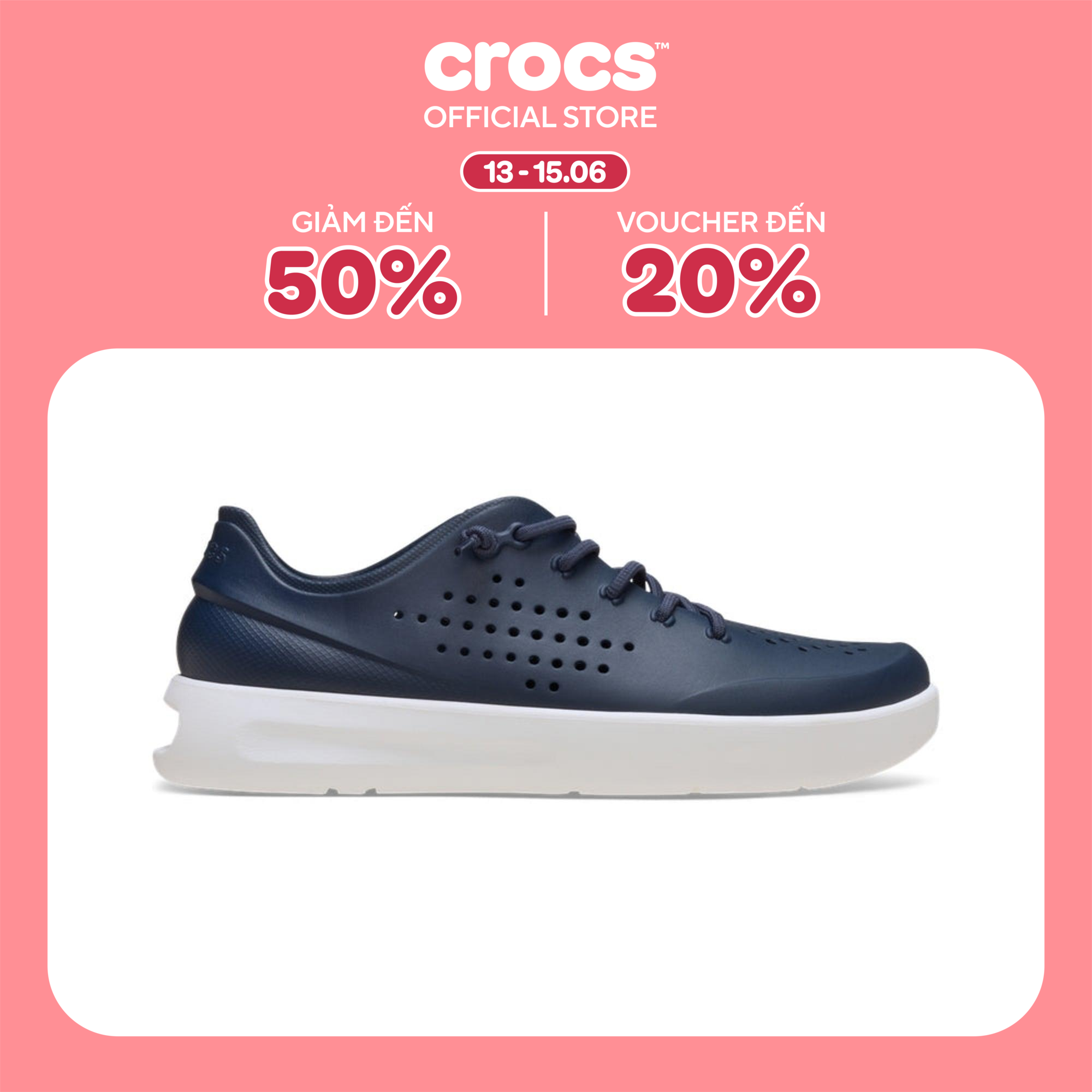 Giày Thể Thao Nam Crocs Inmotion - Navy/White - 210831-462