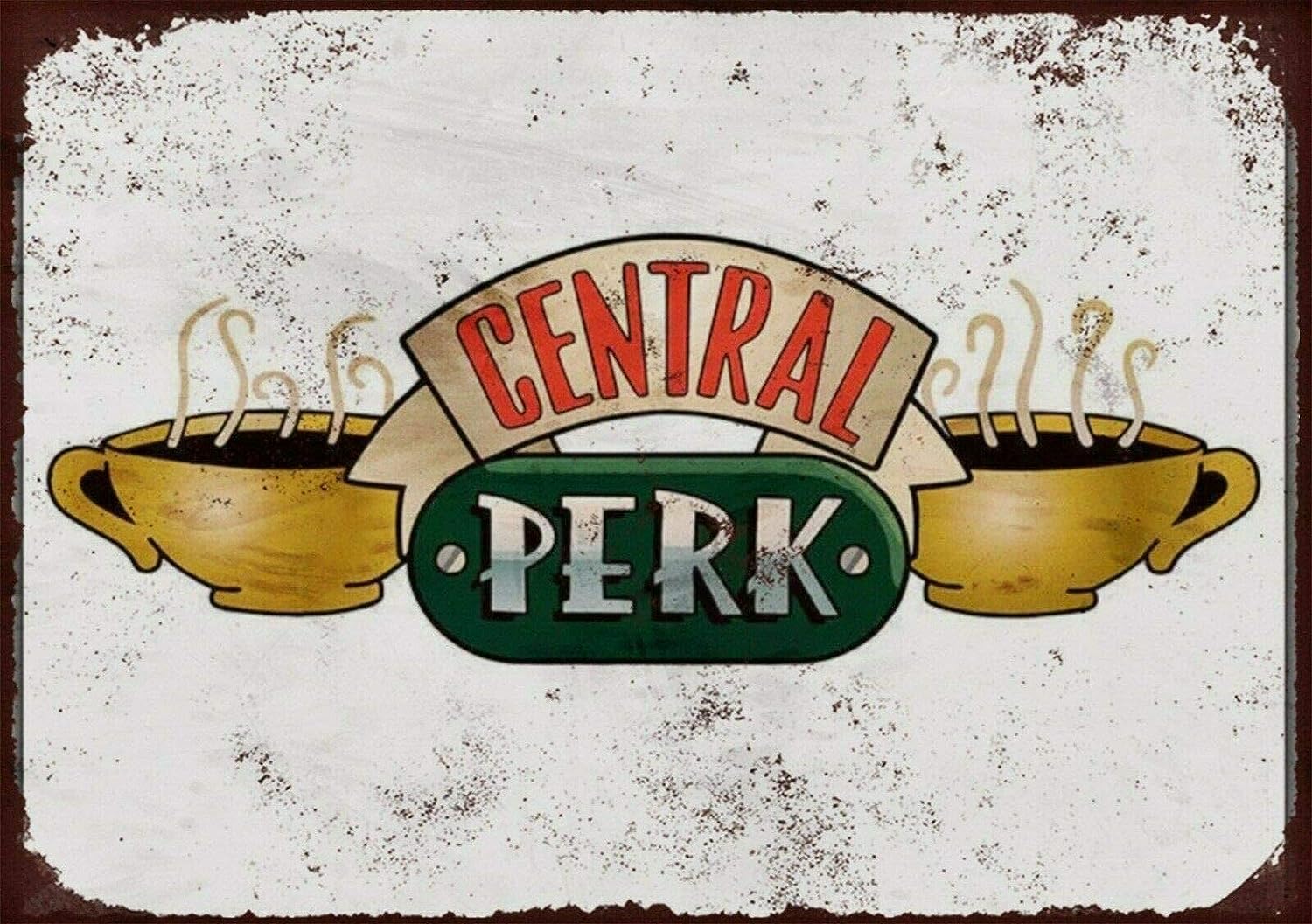Central Perk Logo Friends TV Show Printable Wall Art Poster Print