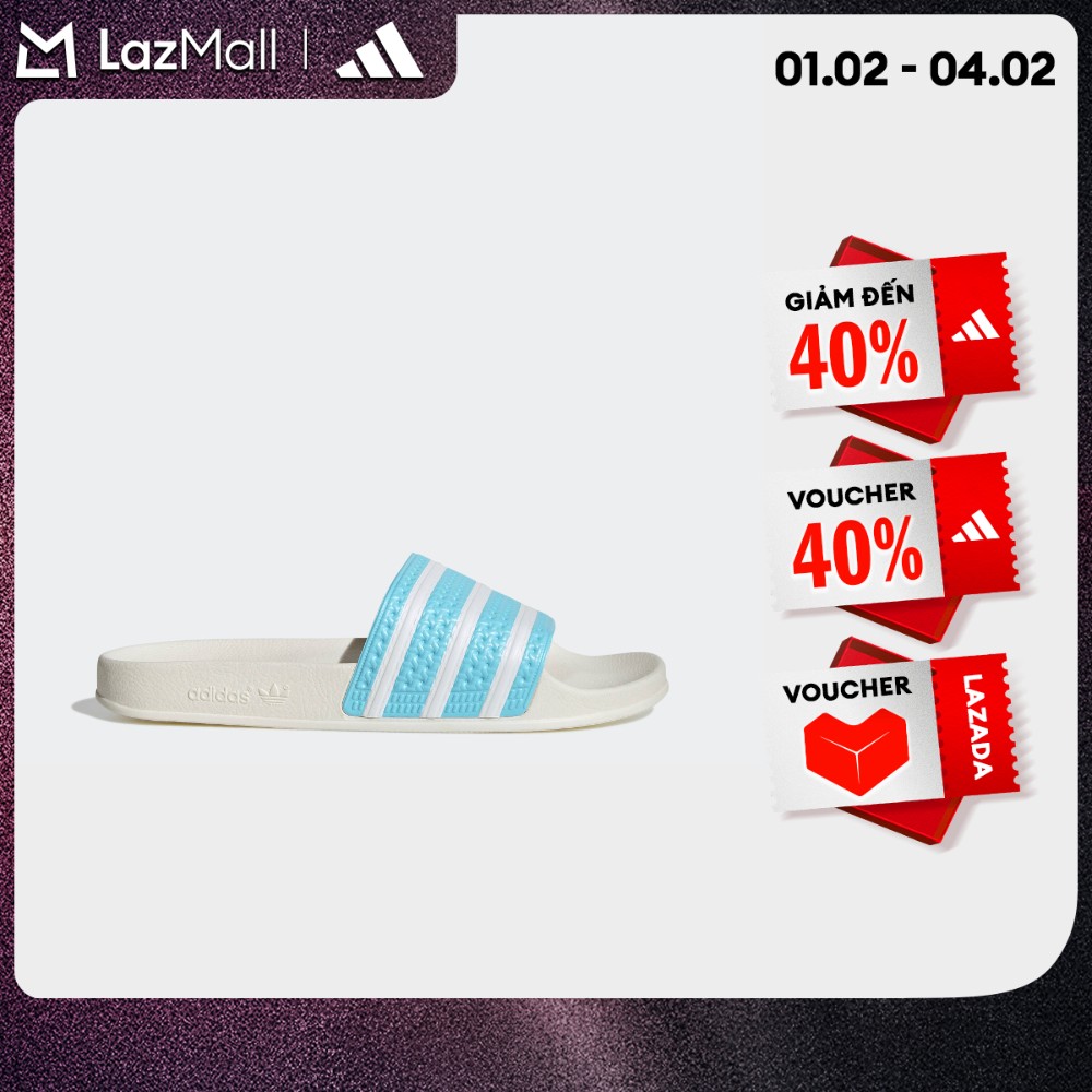 adidas Phong cách sống Dép adilette Nam trắng GY2098