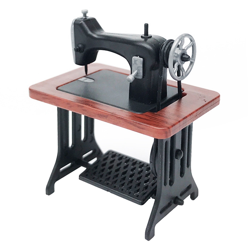 1 24 Doll House Miniature Furniture Sewing Machine Kids Decor Accessories