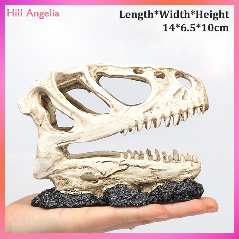 [Hill Angelia] Mô phỏng nhựa động vật hộp sọ trang trí tự làm bể cá bể cá phụ kiện trang trí sáng tạo hộp sọ cảnh quan bể cá trang trí - 4