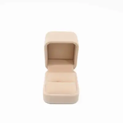 Simple Classic Velvet Designed Wedding Engagement / Proposal Ring Box (Sven Box)
