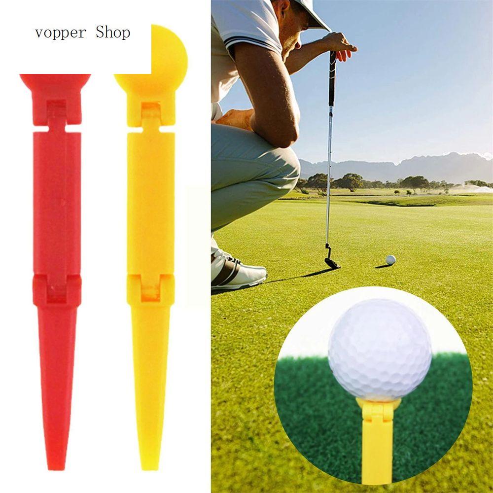 VOPPER Outdoor 3Pcs Golf Tools Step Down Golfing Practice Tees Accessories