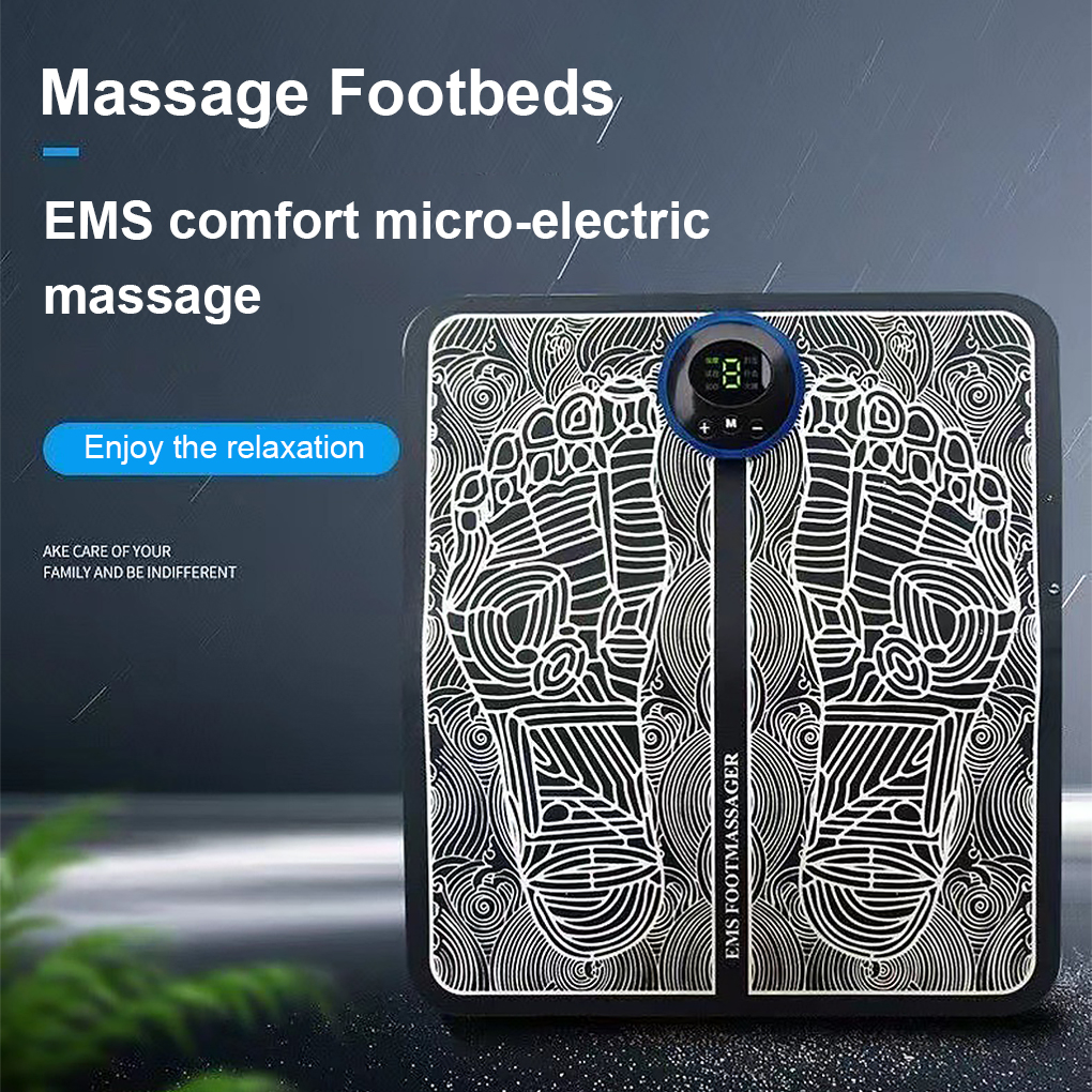 ZZOOI Foot Massager Home Salon Using Feet Massagers Electric Body Relaxation Sole Massage Mat Devices Massaging Tool Massage Chairs & Massager