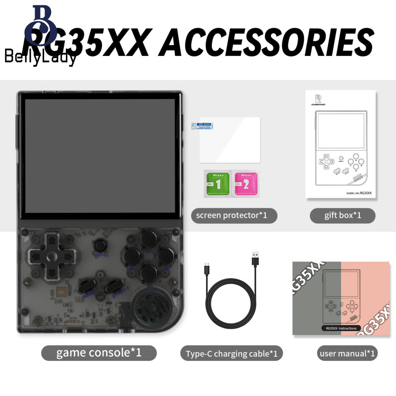 RG35XX Retro Handheld Game Console Portable Handheld Game Console With 2600mAh Battery 3.5 Inch Screen Game Controller ราคา 3,836 บาท*ส่งฟรี