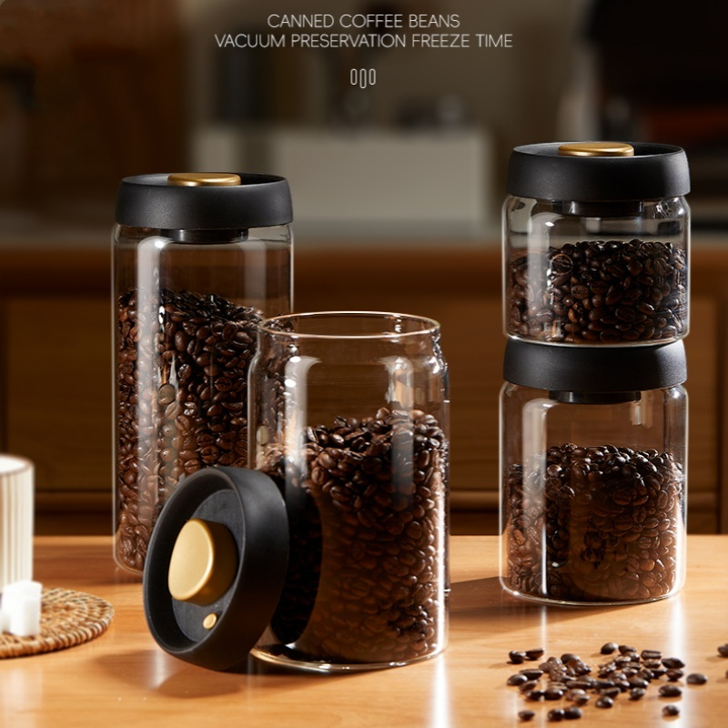 โถใส่กาแฟสูญญากาศ ขวดสูญญากาศ กระปุกเก็ ราคา  64 บาท*ส่งฟรี