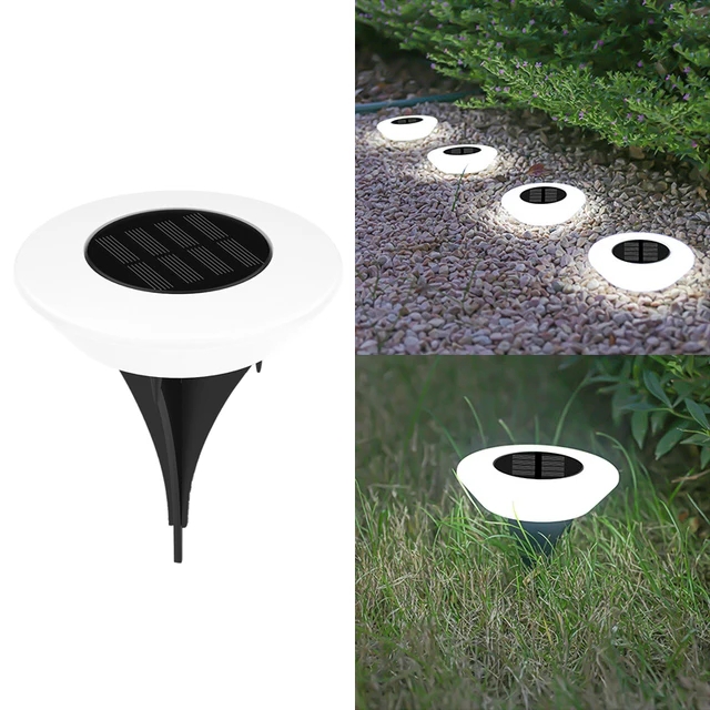 Aunlight 14LED Solar Buried Light Outdoor Waterproof Automatic Lighting At Night Garden Courtyard Lawn Landscape Decorative Lights