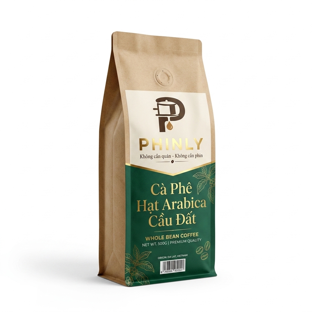 Cà Phê Hạt Arabica Cầu Đất PHINLY