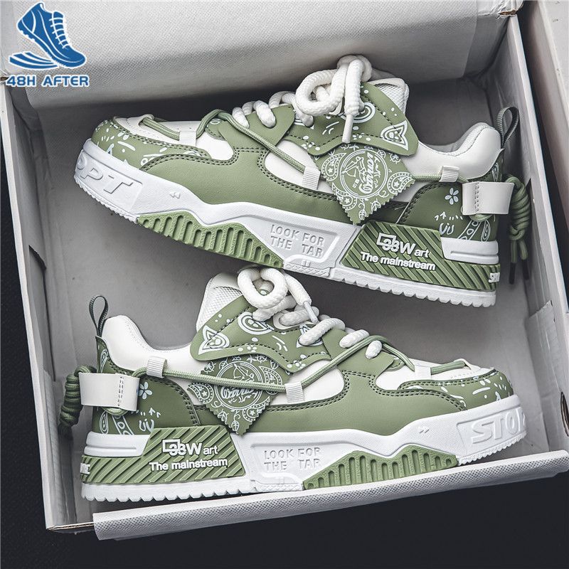 48H AFTER shoes for men, informal flat shoes that match everything, sports shoes with thick soles, height increase