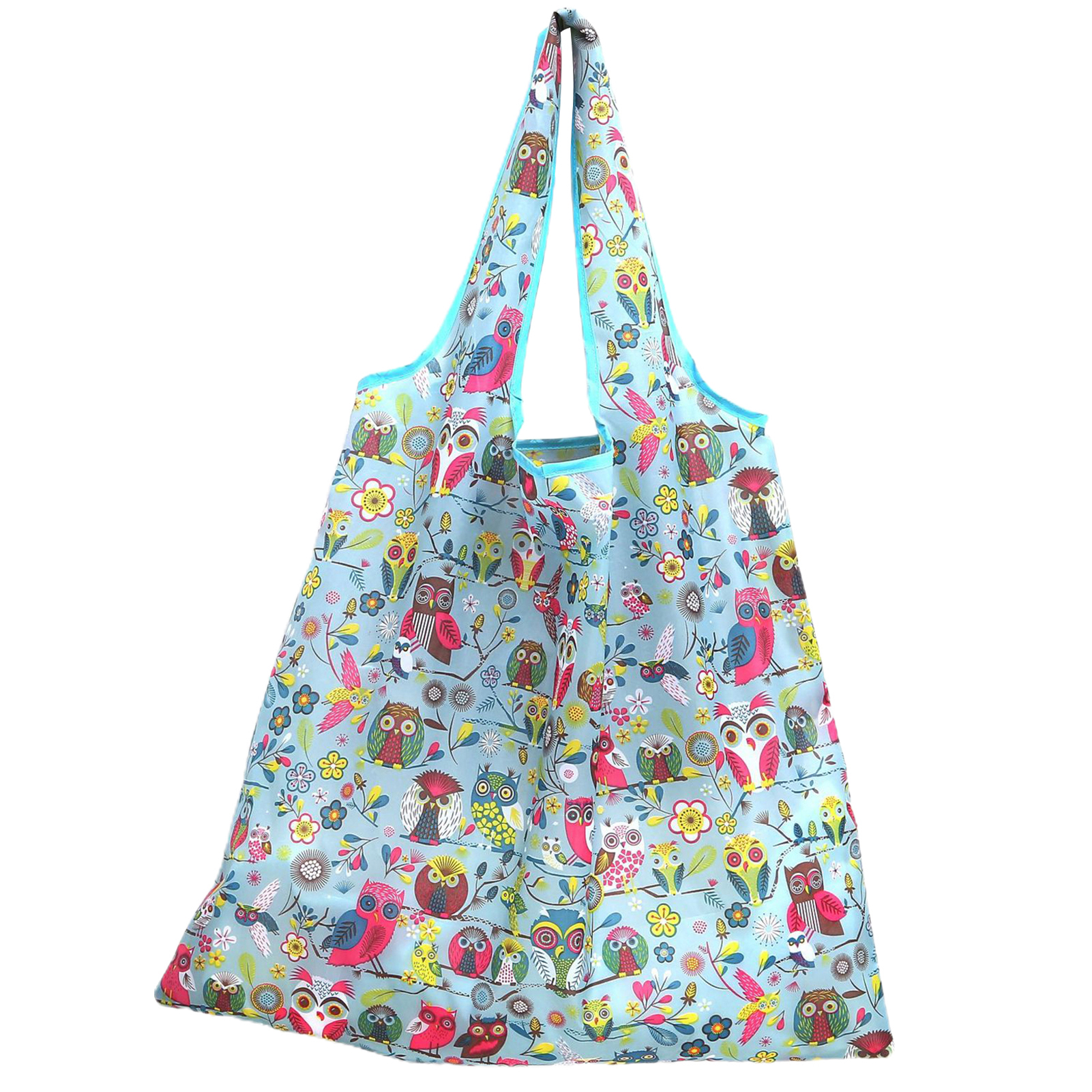 Shopping Bag Printing Foldable Polyester Casual Large Capacity Groceries Bag Household Supplies Grocery Bag Anti-wear - 9