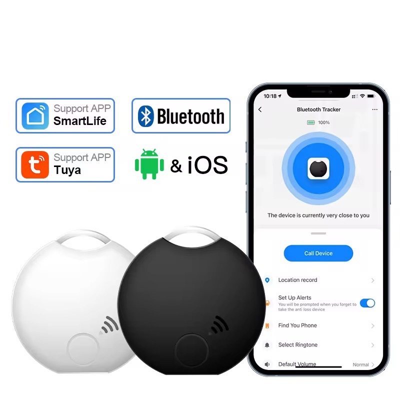 Kawa iTag Tuya อุปกรณ์ติดตาม GPS Smart Tag ค้นหาตำแหน่งสิงของ ป้องกันของหาย ราคา 199 บาท*ส่งฟรี