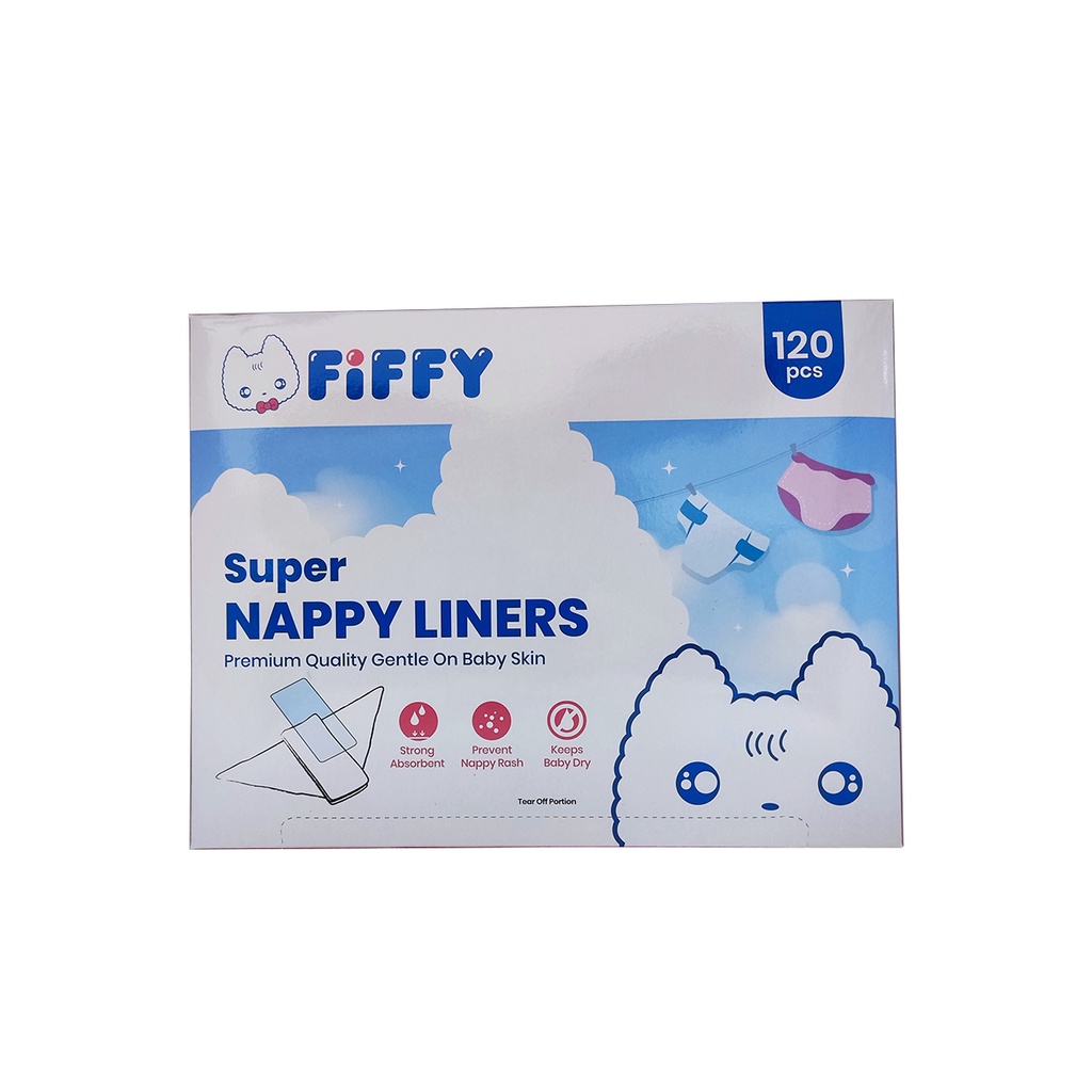 Fiffy Baby Nappy Liner Liners (120s)