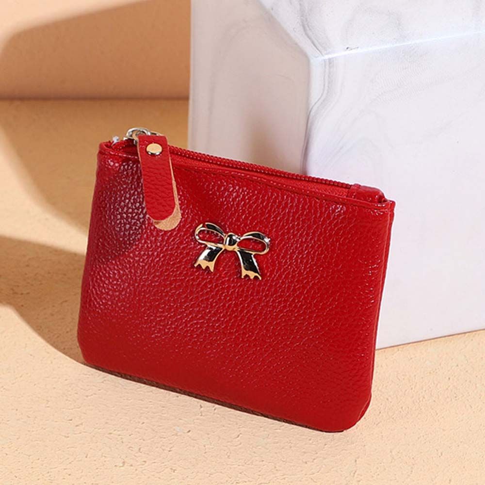 SEGDHYJG Thời trang Sáng Tạo Thẻ Trường Hợp Key Ví PU Da Mini Dây kéo Chủ Sở Hữu Thẻ Thẻ Pouch Tiền nhỏ Bag Phụ nữ Đồng Xu Ví