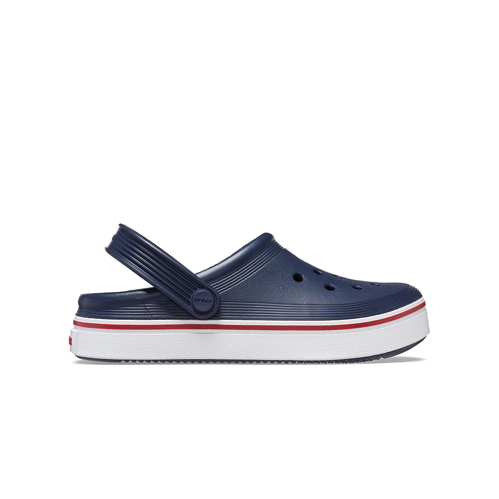 Giày Clog Trẻ Em Crocs Toddler Off Court - Navy/Pepper