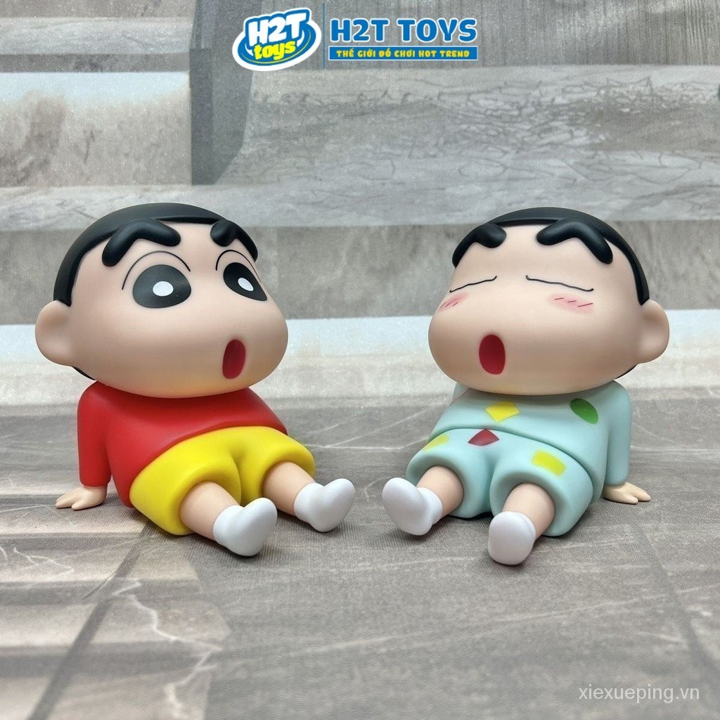Giá đỡ điện thoại mô hình shin, mô hình chaien để bàn đồ trang trí dễ thương - h2t toys