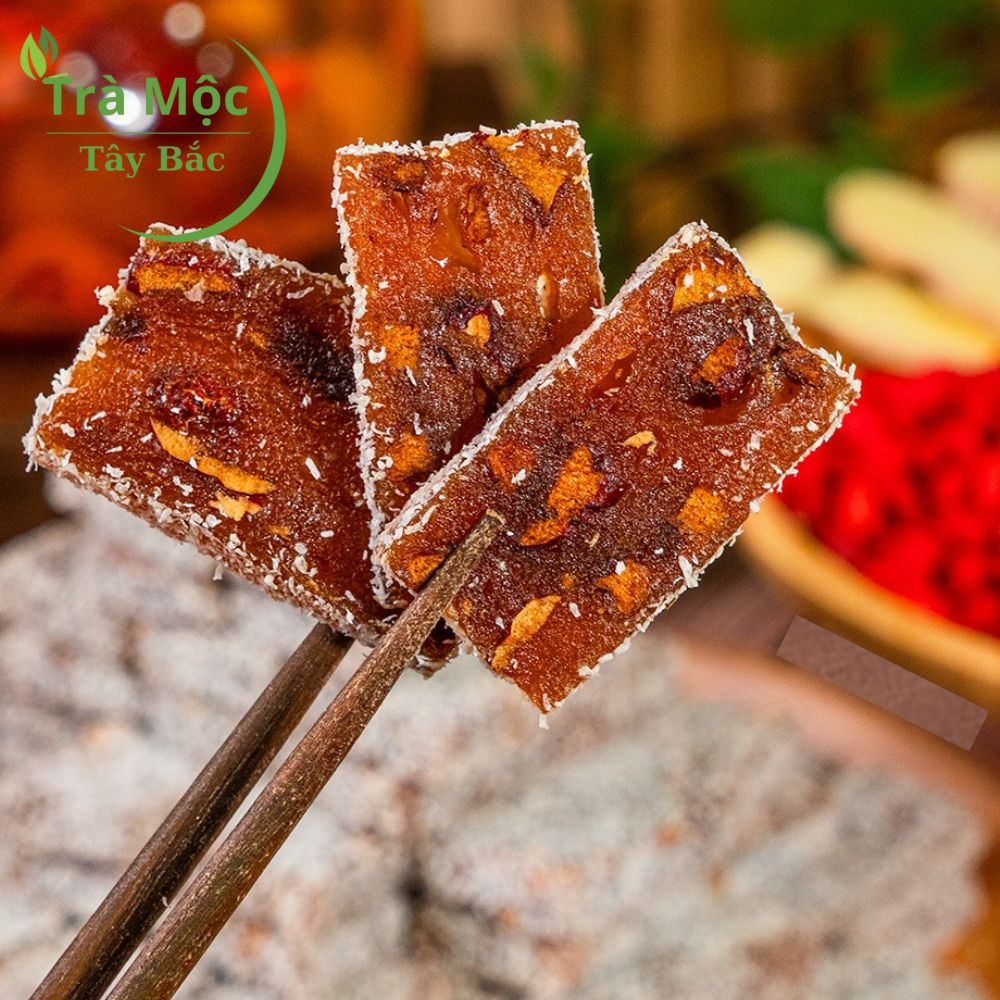  Bánh Gừng Táo Đỏ Không Đường 1Kg – Dưỡng Thần Lưu Thông Khí Huyết | Trà Mộc Tây Bắc 