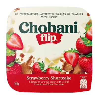 Chobani Strawberry Shortcake Flip Yoghurt