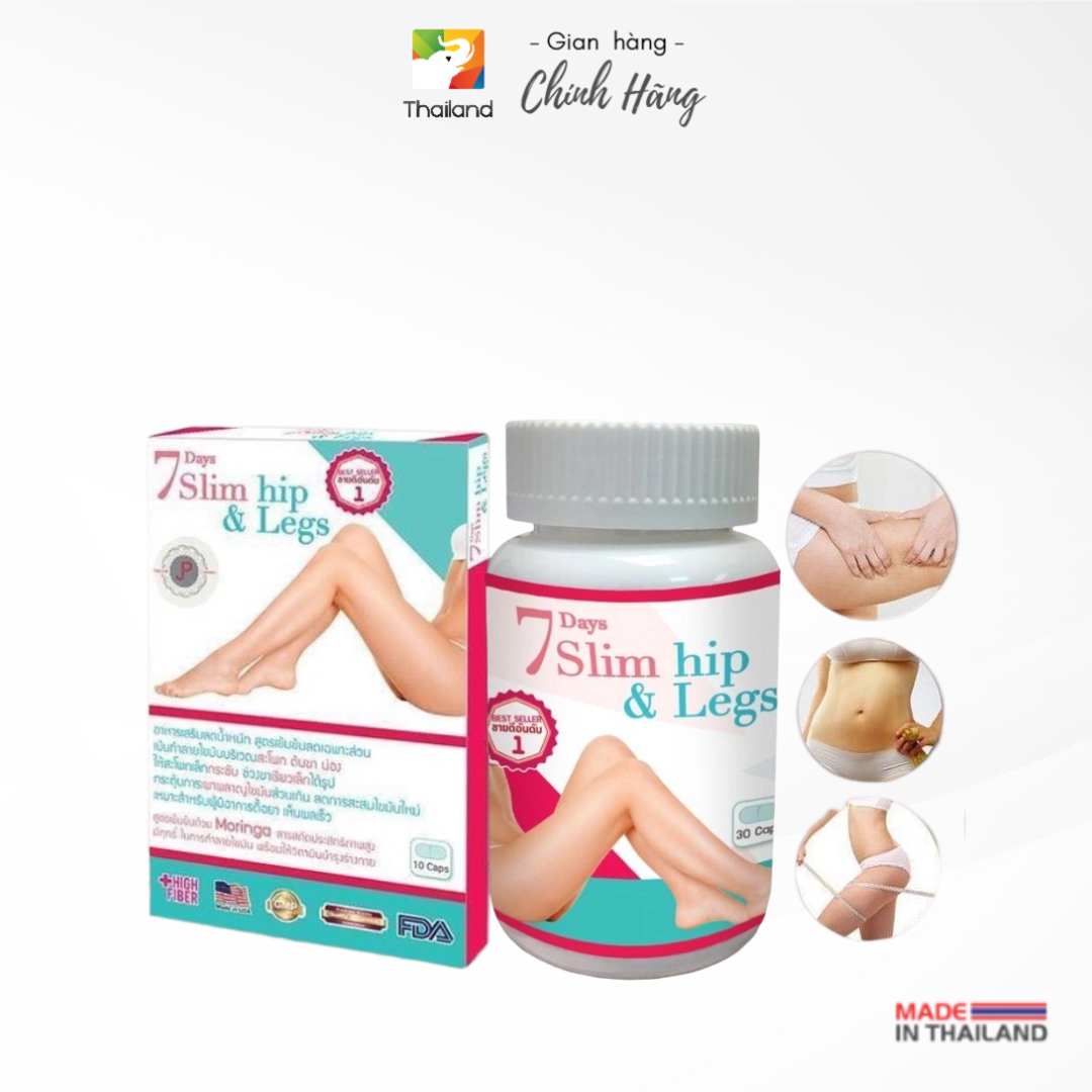 Viên uống giảm cân thon đùi 7 Day Slim Hip & Legs Thái lan