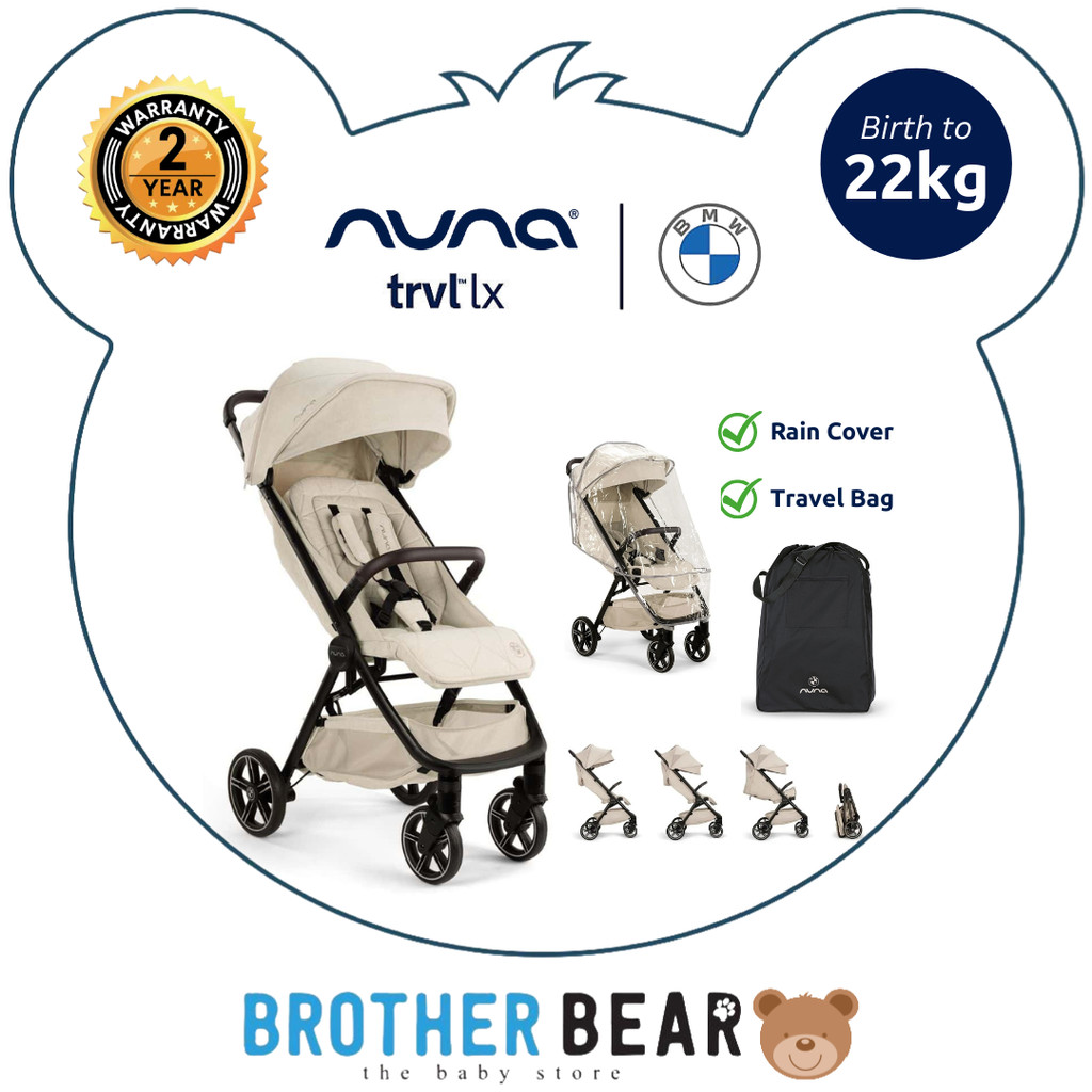 Nuna x BMW Trvl Lx (Mica) From Birth To 22kg | BABY BROTHER BEAR