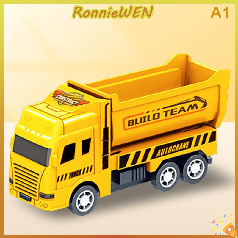 [RonnieWEN] Trẻ em Đồ chơi xe hơi quán tính vệ sinh xe tải mô hình kéo trở lại kỹ thuật quân sự Xe chữa cháy động cơ bé trai đồ chơi cho trẻ em Quà tặng - 6