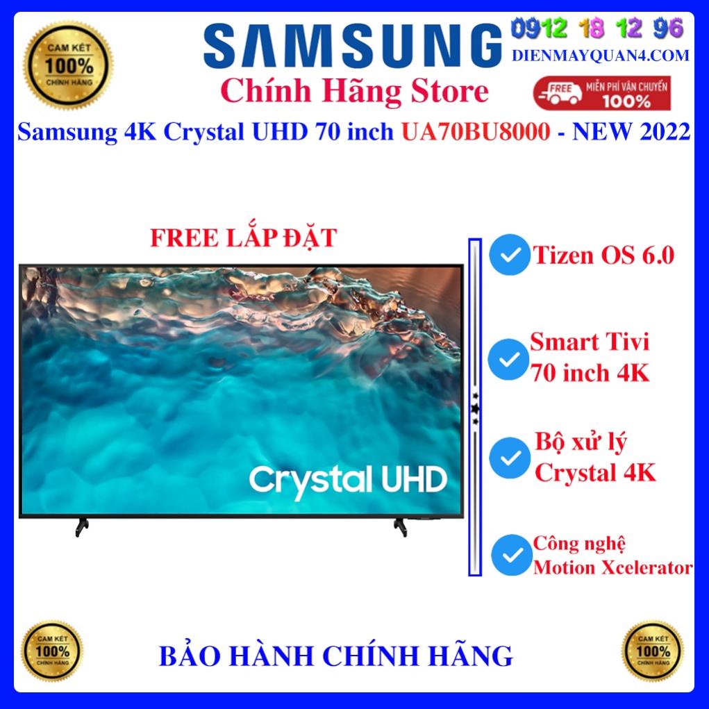 Smart Tivi Samsung 4K 75 inch UA75BU8000 - Mới 100%