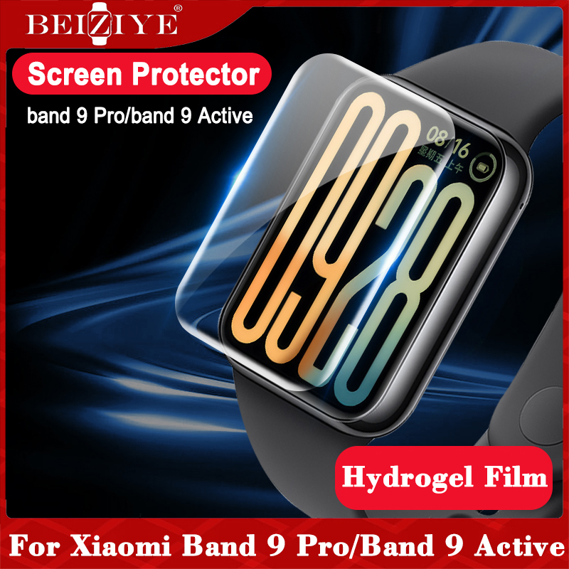 Phim Hydrogel cho Xiaomi Mi Band 9 Pro Phim bảo vệ mềm Bảo vệ màn hình chống trầy xước cho Xiaomi Band 9 Pro MiBand 9 Phụ kiện Smartband chủ động