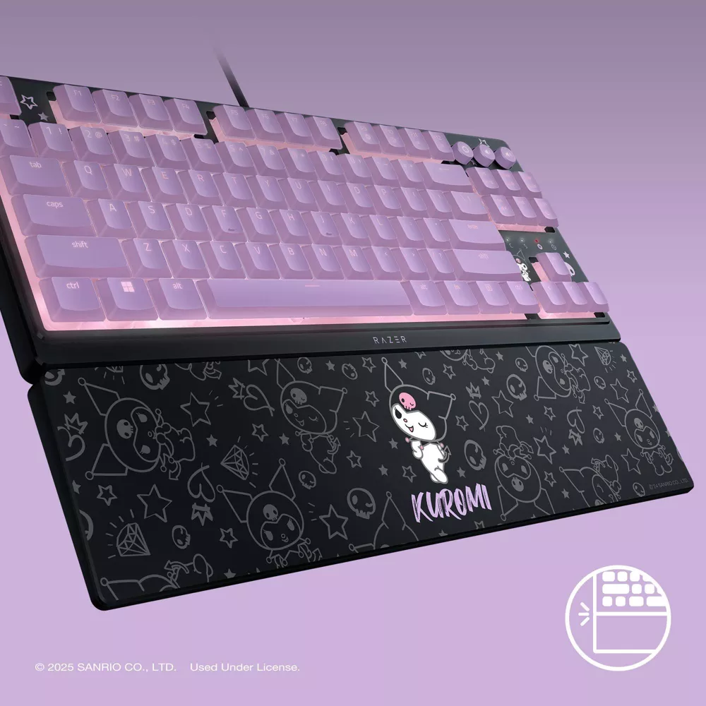 Razer Ornata V3 Tenkeyless Kuromi Edition Low-profile Mecha