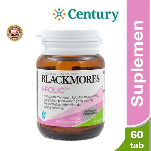 Blackmores I-Folic 60s / Asam Folat / Suplemen
